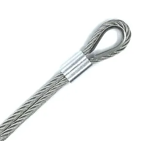 12PCS M10 thép không gỉ ngón tay cho Pull-Line Fitting và 3/8 inch đường kính dây thép 2