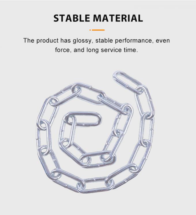 Xích sắt mạ kẽm dây chuyền thiết bị thể thao bán chạy 7mm 6