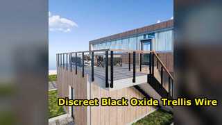 Dây thép không gỉ Oxit đen T316 cho Trellis