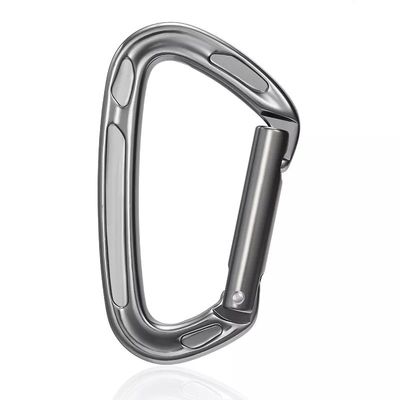 Giá tốt. 23KN Stainless Steel D Shape Carabiner Clip cho công nghệ đúc chính xác leo núi trực tuyến