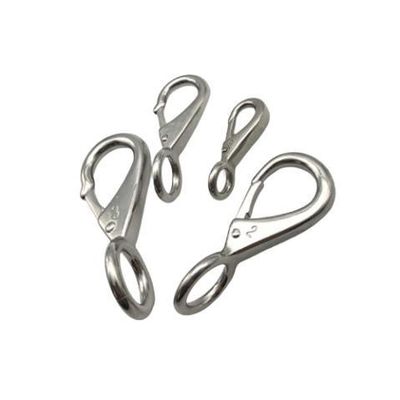 Giá tốt. Đẹp thép không gỉ cố định mắt Snap Hook cho dây xích chó và keychain gắn trực tuyến