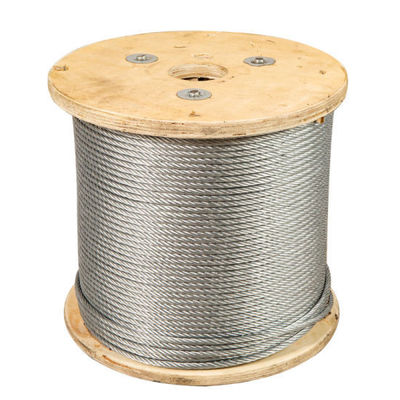 Giá tốt. Cáp thép mạ kẽm và không mạ kẽm 1/2 inch 6X19 IWRC với dung sai ±1% trực tuyến