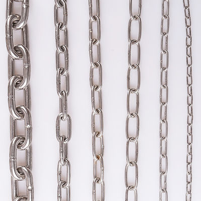 Giá tốt. Xích mắt xích ngắn DIN766 bằng thép không gỉ SS304 SS316 SS316L được đánh bóng, bền bỉ cho băng tải trực tuyến