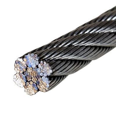 Giá tốt. Sợi dây thép không hợp kim galvanized compacted swaged 8xK36WS PWRC cho thang máy cẩu trực tuyến