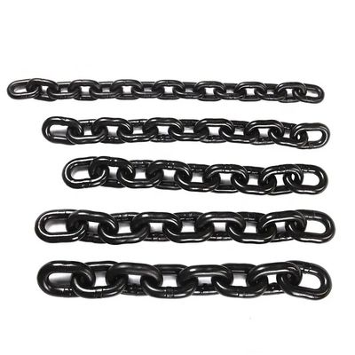 Giá tốt. G80 8mm Sắt dây chuyền để nâng Đen dây chuyền nâng thử nghiệm tải 48kN giới hạn tải làm việc 2t trực tuyến