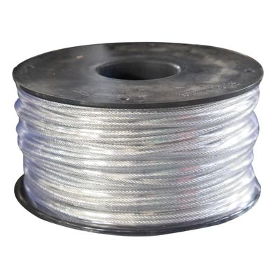 Giá tốt. Dây cáp thép không gỉ 304 bọc PVC chắc chắn dùng cho dây phơi quần áo và kéo trực tuyến