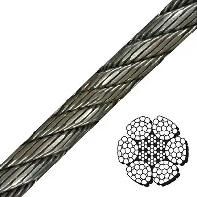 Giá tốt. Dây thừng bện nhỏ gọn mạ kẽm 35*k7 32mm Thép chuyên dụng rèn nguội cho công nghiệp trực tuyến