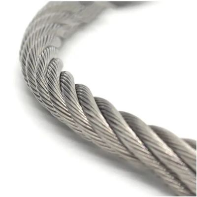 Giá tốt. Cáp thép mạ kẽm bện ép 6*26 IWRC, cáp ép đôi dùng cho truyền tải điện trực tuyến
