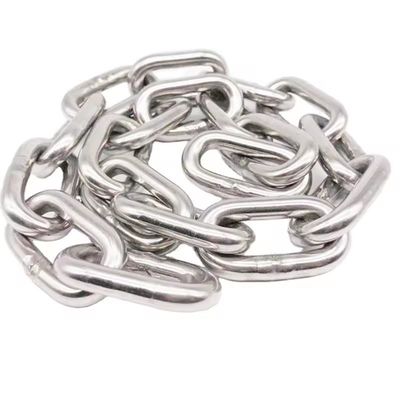 chất lượng Xích nâng bằng thép không gỉ SS201 SS304 tiêu chuẩn DIN5685C DIN763, chống gỉ nhà máy sản xuất