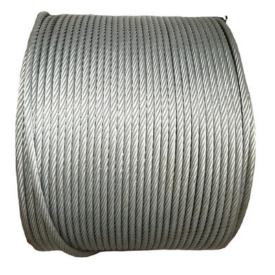 Giá tốt. Cáp thép mạ kẽm cacbon cao 8mm 12mm 20mm 32mm 6x37 FC IWRC trực tuyến