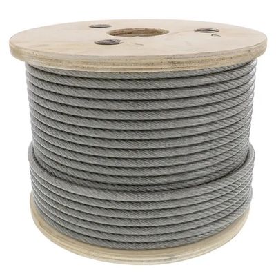 Giá tốt. Cáp máy bay kẽm cong 1x7 1x19 7x7 7x19 Sợi dây thép cho cần cẩu nâng trực tuyến