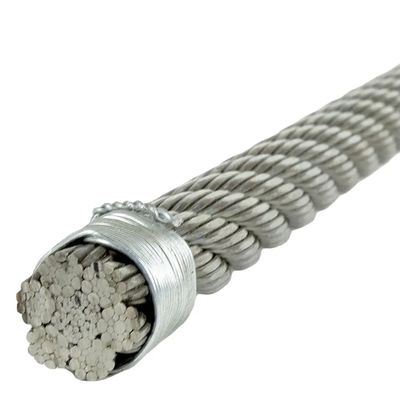 Giá tốt. Cáp dây thép thép kẽm tiêu chuẩn AiSi 6MM cho thiết bị phòng tập thể dục Thép không hợp kim trực tuyến