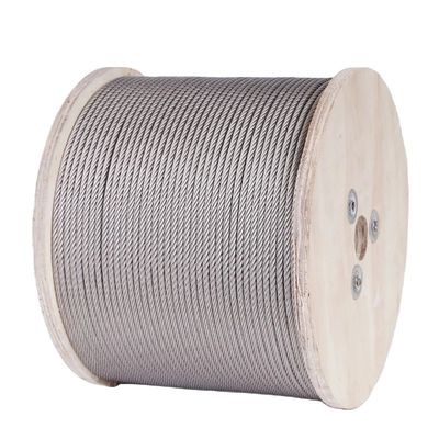 Giá tốt. Dây dây thép galvanized 6X7 FC 6X7 IWS 7x7 cho thang máy / chung / công nghiệp / cần cẩu trực tuyến