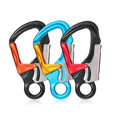 Giá tốt. Nhôm 35KN tự động leo núi quay clip Snap an toàn móc móc móc trực tuyến