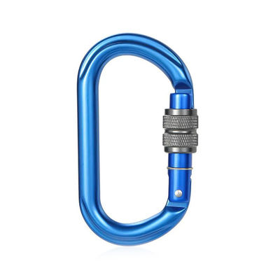 Giá tốt. Industrial Applications 25kN Round Aluminum Locking Carabiner Clip with Snap Hook trực tuyến