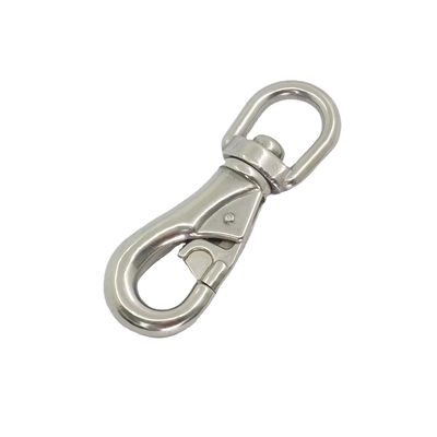 Giá tốt. Stainless Steel Bull Eye Swivel Single Snap Hook Marine Grade trực tuyến