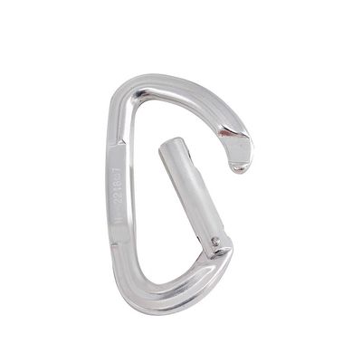 Giá tốt. Heavy Duty 22KN D Shape Climbing Carabiner with Straight Gate and Aluminium Alloy trực tuyến