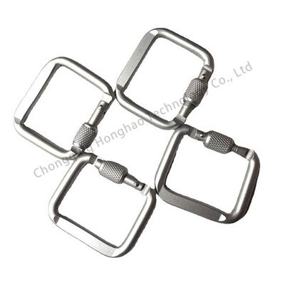 Giá tốt. Outdoor Gear Essential Square Locking Carabiner Clip với xử lý điện phân kết thúc trực tuyến