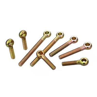 Giá tốt. Hoàn thiện mạ kẽm M5 M8 M10 DIN444 Thép carbon Rèn nguội Vòng xoay Nâng Móc cẩu Vít mắt cá trực tuyến