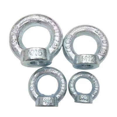 Giá tốt. Bu-lông mắt thép carbon DIN582 Vòng nâng đai ốc mắt M6-M100 với lớp hoàn thiện mạ kẽm trực tuyến