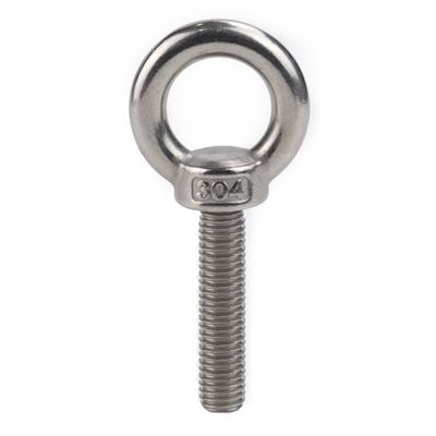 Giá tốt. Bu-lông móc nâng bằng thép không gỉ 304/316 hoàn thiện trơn để xỏ vòng trực tuyến