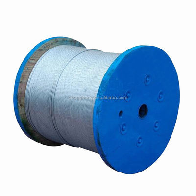 Giá tốt. Dây cáp thép mạ kẽm 1 x 7 cho dây thông tin, dây tiếp đất trên không và dây néo Tiêu chuẩn DIN Thép carbon trực tuyến