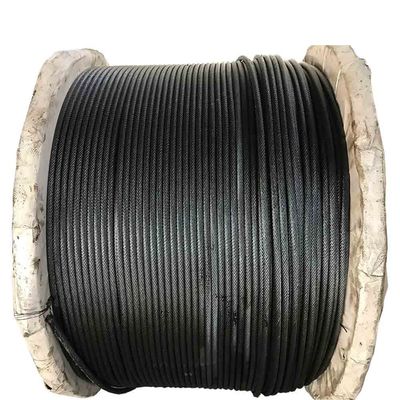 Giá tốt. 26mm 6x37 FC Sợi dây thép không thép dây cáp thép không thép với dầu đen Xây dựng đặc biệt lạnh đầu thép 26mm trực tuyến