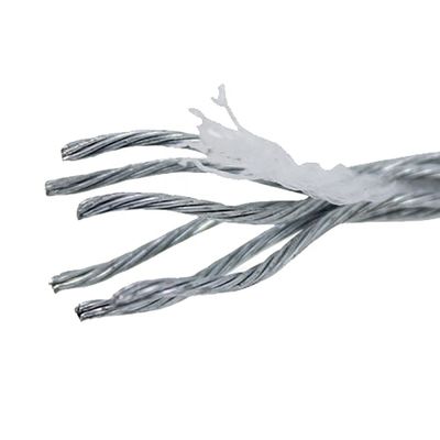 Giá tốt. Cáp thép mạ kẽm cấp công nghiệp với lớp phủ điện phân kẽm và chứng nhận ISO trực tuyến