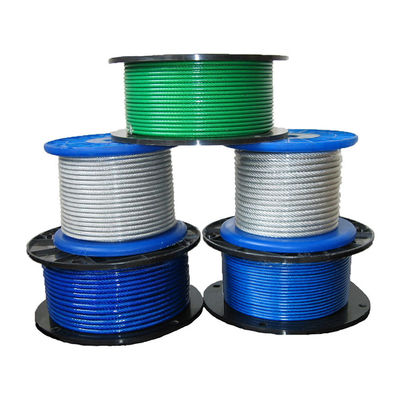 Giá tốt. Dây cáp thép bọc PVC nhiều màu sắc cho cáp thép không gỉ cường độ cao 304/316 7x7 7x19 Tùy chỉnh theo nhu cầu của bạn trực tuyến