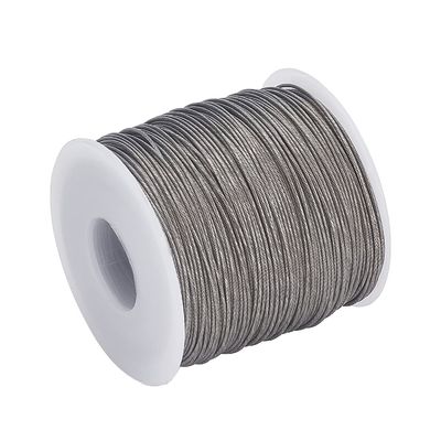 Giá tốt. Dây cáp thép không gỉ 200fts 304 Dây cáp chịu lực cho dây phơi quần áo Dây ngoài trời Thủ công sân vườn Dây giàn 0.8mm trực tuyến