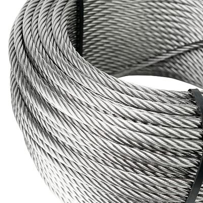 Giá tốt. Cáp Cáp Thép 250FT Không Tráng Phủ Dùng Cho Lan Can 7x7 7x19 1/8