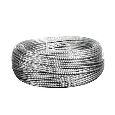 Giá tốt. Cáp thép không xoay 18X7 Iws 19X7 mạ kẽm cho xây dựng Inox 304 316 Dầu vàng Dầu đen trực tuyến