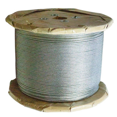 Giá tốt. 6x19 FC sợi dây thép kẽm cho cần cẩu 6 * 19 dây cáp thép Độ khoan dung ± 1% trực tuyến