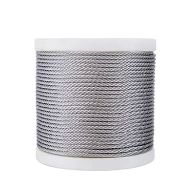 Giá tốt. Cáp thép không gỉ hợp kim thấp chịu lực cao 8mm 9mm 10mm 6X12 7FC 6X24 FC 6X19 FC 6X37 FC cho tời trực tuyến