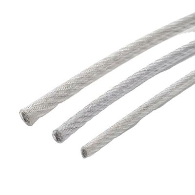Giá tốt. 7 * 1 uốn cong PVC phủ nhựa dây cáp máy bay thép dây 1x7 1/4 