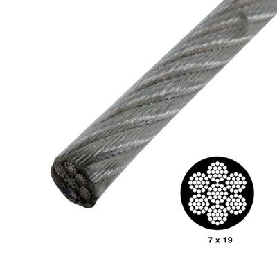 Giá tốt. Dây cáp thép không gỉ 1000FT 7 x 19 sợi AISI316 1/8