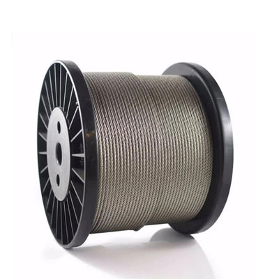 Giá tốt. 6mm 6x19 Fc 304 7x19 IWRC 10mm 12mm Sợi thép không thép trực tuyến