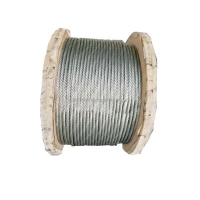 Giá tốt. Sợi dây cáp thép tiêu chuẩn AiSi 7x19 Cáp máy bay MIL-DTL-83420 Sợi dây cáp thép 1/8' Sợi dây cáp kẽm đắm nóng trực tuyến