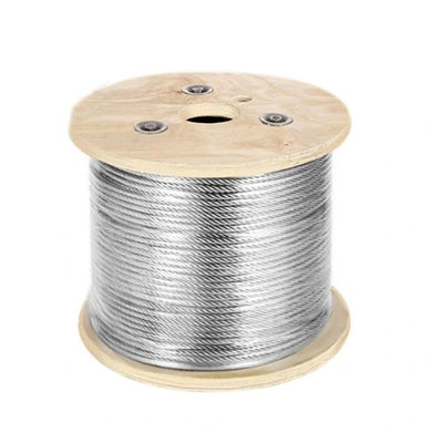 Giá tốt. Cáp thép cáp treo mạ kẽm AiSi Tiêu chuẩn 6*19 để nâng hạ, ứng dụng đa năng trực tuyến