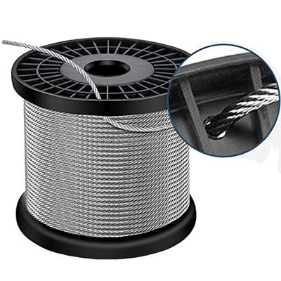 Giá tốt. Sợi dây thép không gỉ 304 304L 316 316L Cáp không gỉ 19x7 18x7 FC có hàm lượng C 0,08 và Chứng chỉ ISO9001/ISO14001 trực tuyến