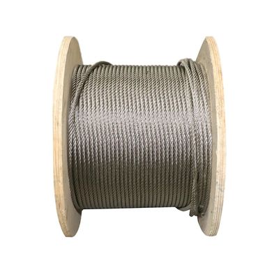 Giá tốt. 1960 Sức mạnh 304 thép không gỉ dây thừng 7 * 7 Cấu trúc 1.5mm Quần áo Đường 1.67kn Lực phá vỡ trực tuyến