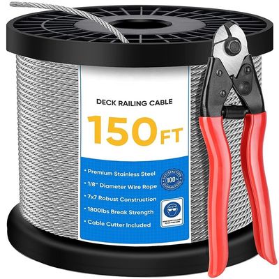 Giá tốt. DIY Deck hoặc cầu thang cáp 1/8 