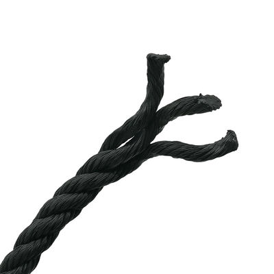 Giá tốt. Sợi dây polyethylen màu đen 3 sợi loại thép PE cho các dịch vụ chế biến khác trong vòng 18mm trực tuyến