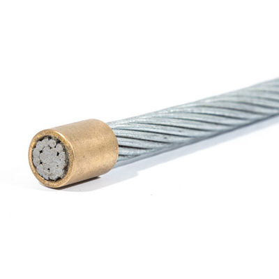 Giá tốt. 7X37 7X7 6X19 Đèn galvanized Không galvanized SS304 316 Carbon Steel Strand Không hợp kim và bền lâu trực tuyến