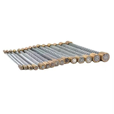 Giá tốt. 1x7 1x19 Sợi dây thép kẽm nhựa với độ khoan dung ± 1% và vật liệu thép carbon trực tuyến