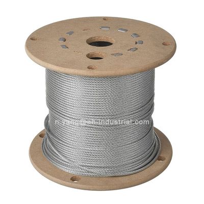 Giá tốt. Dây cáp thép AiSi Tiêu chuẩn 19*7 10mm với dung sai ±1% và lõi bện mạ kẽm trực tuyến