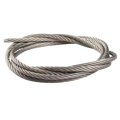 Giá tốt. Cáp máy bay bằng thép không gỉ 304 lõi 7x19 sợi, lực kéo đứt 6400 Lbs, cáp SS 164 Ft 1/4
