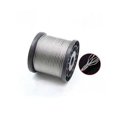Giá tốt. 3700lbs Breaking Strength SS Cable Zip Line 3/16
