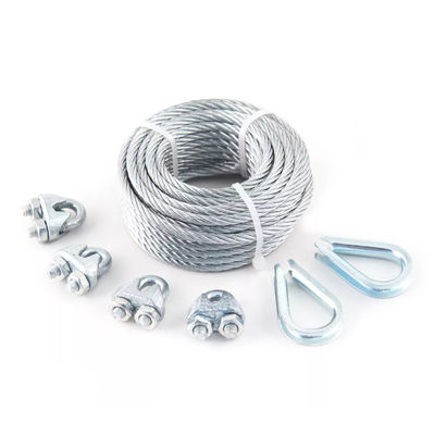 Giá tốt. Loại 316 thép không gỉ SS Cable Deck Railing Hardware Kits Hệ thống 1/8 inch thép dây cáp dây T316 7x7 dây cáp trực tuyến