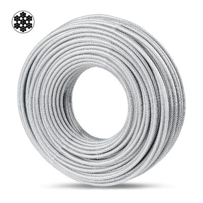 Giá tốt. Cáp Inox Dây Thép Không Gỉ 7x7 1/16